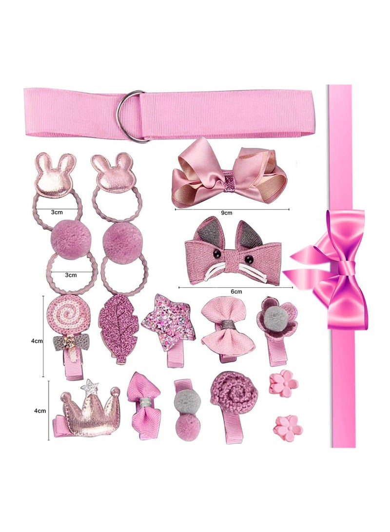 SYOSI SYOSI, 28 PCS Baby Hair Clips Gift Set, Barrettes Bows Glasses Hair Accessories, Jewelry Dress Up for Kids Toddlers Girls as Birthday Children's Day Gifts - Image 2