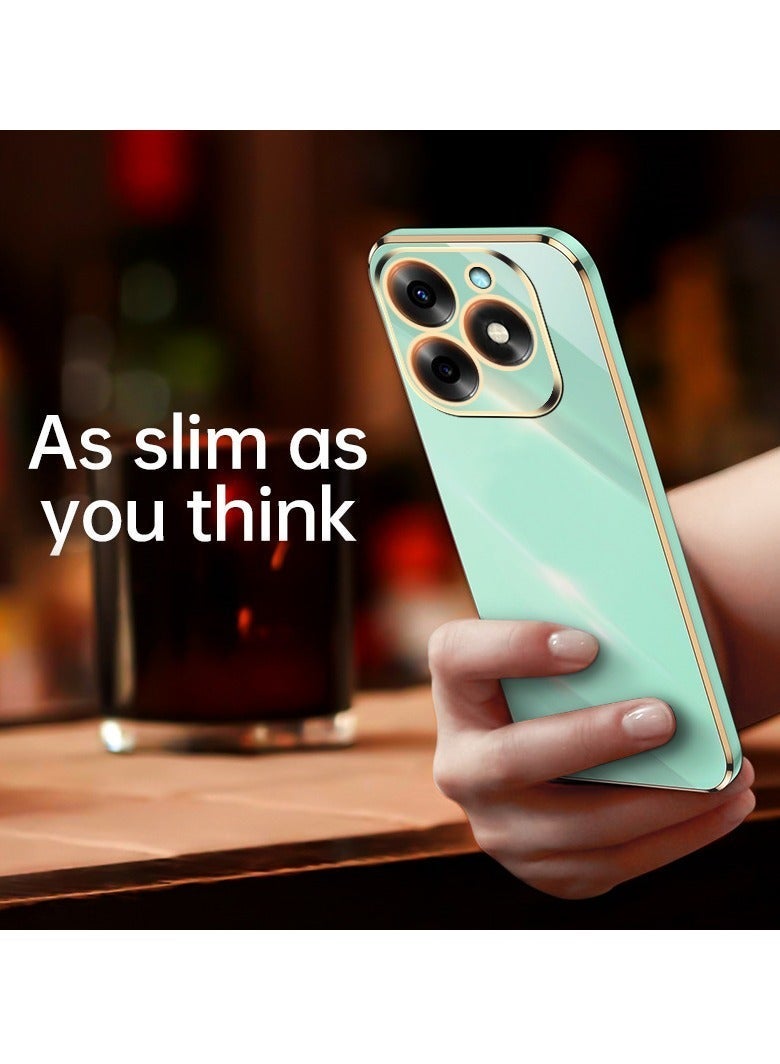 ITEL S23+ 4G Mobile Phone Case Cover, Luxury Plating Soft Back Cover, Raised Full Camera Protection - Image 2