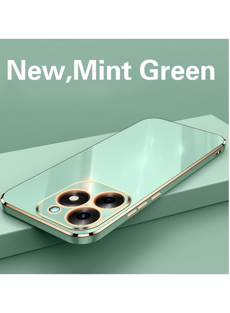 ITEL S23+ 4G Mobile Phone Case Cover, Luxury Plating Soft Back Cover, Raised Full Camera Protection - Image 1