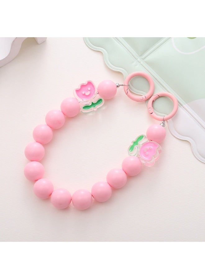 NIBEMINENT Phone Charm/ Chain Strap for Women Girls, Cute Cartoon Cell Phone Case Lanyard Wrist Strap - Image 1