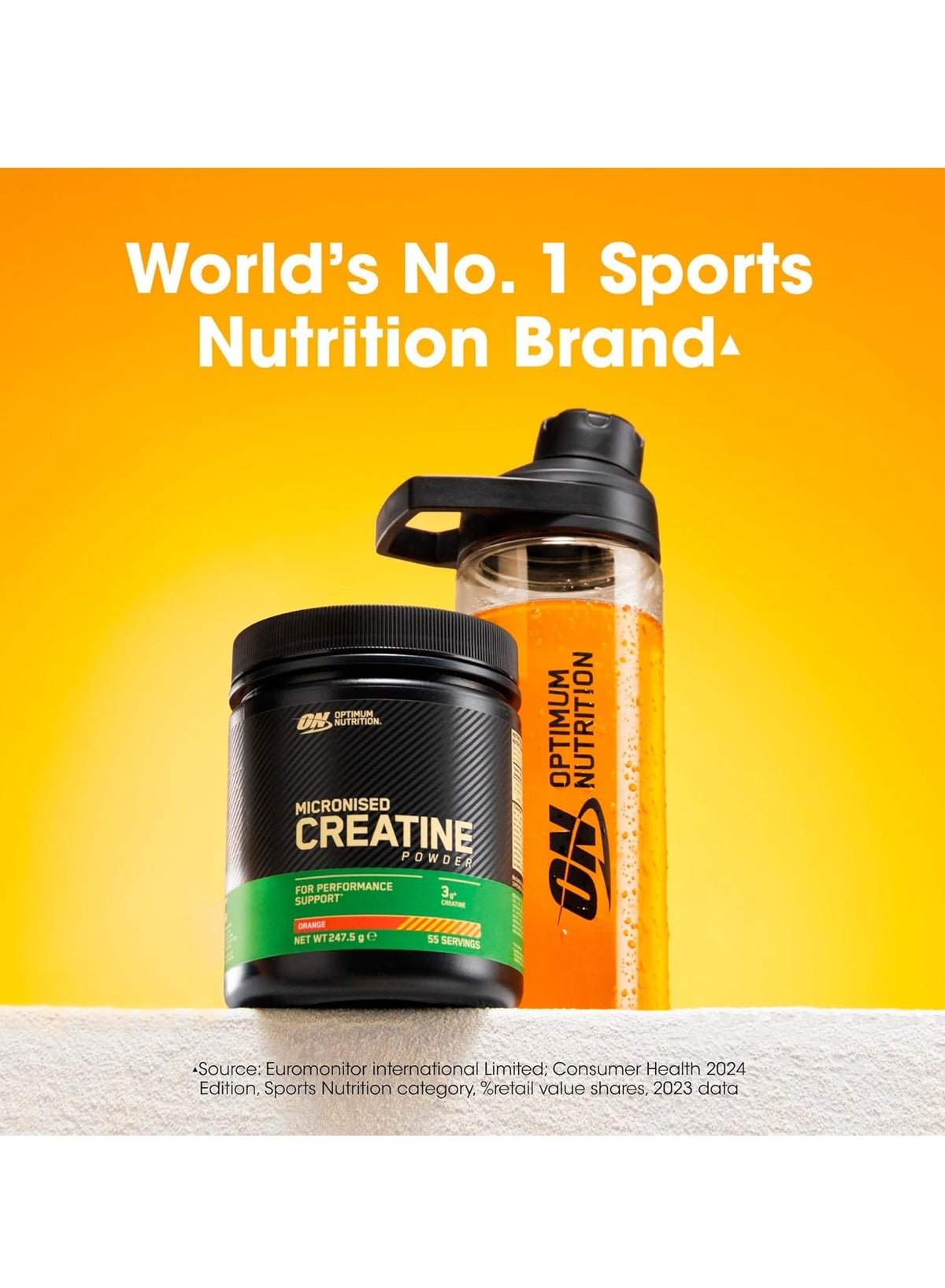 Optimum Nutrition Micronised Creatine 247.5G Orange