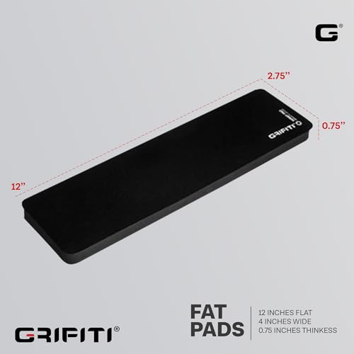 Grifiti Fat Wrist Pad 12" x 2.75” x 0.75" Inch Keyboard Rest Thick Small Ergonomic Computer Keyboards Hand & Palm Wrists Rests Support Carpal Tunnel Resting Pads Accessories (Thin 12 x 2.75 x 0.75) - Image 2