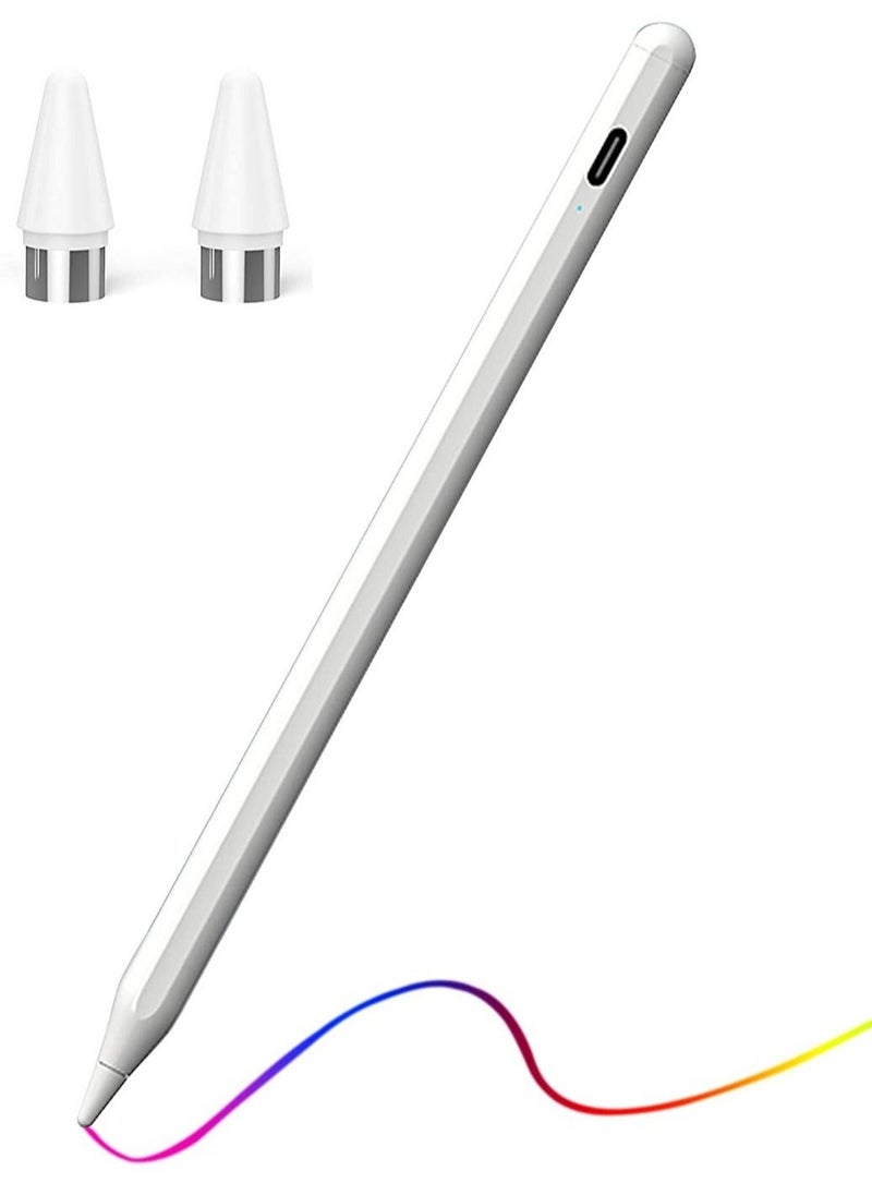 Active Stylus Pen for iOSAndroid Touch Screens, Universal Fine Point Pencil Rechargeable Compatible with iPad,iPad Pro,iPad Air,iPad Mini, Samsung, Smart Phone and Tablet for Writing/Drawing - Image 1