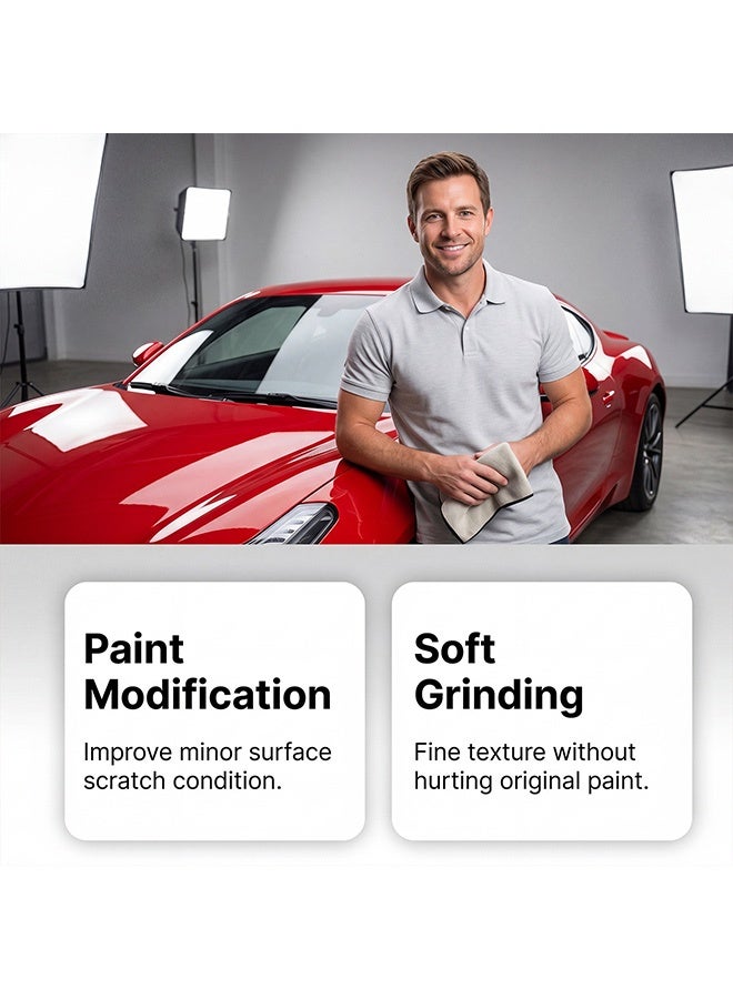 Homonth Scratch Wax Repair Scratches,Enahnce Surface Gloss,Remover Cream For Restoring Vehicle Gloss, With Free Polishing Sponge For DIY Car Care :30G - Image 2