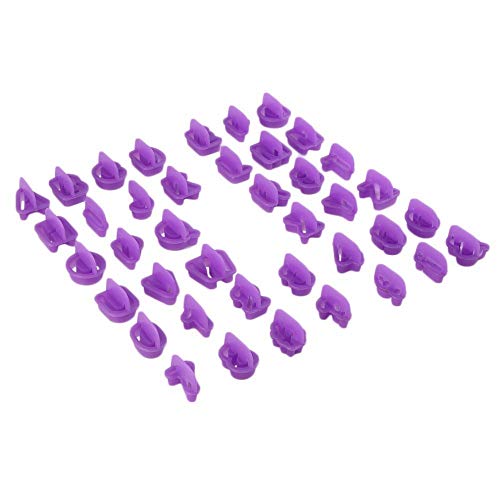 SYGA 40 Pcs Alphanumeric Plastic Cookies Mold Cake Molds Fondant Cake Biscuit Baking Mould Cookie Cutters - Image 2
