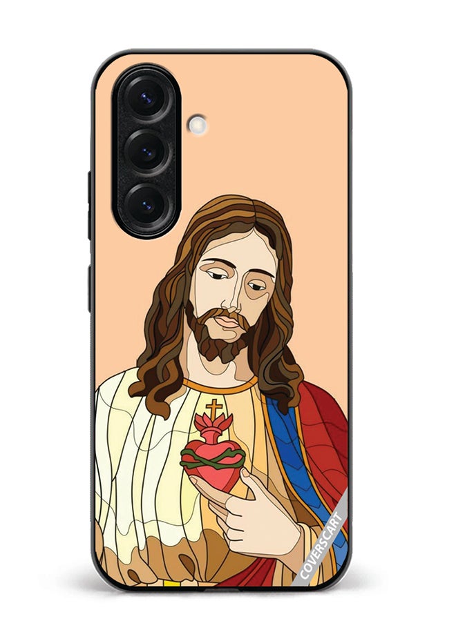 VR CREATIVE Protective Case Cover For Samsung Galaxy S25 Jesus Design Multicolour