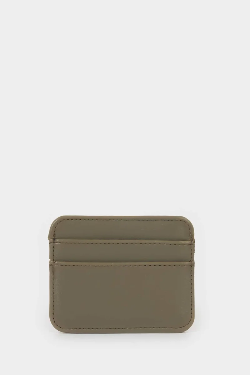 Defacto  Woman Faux Leather Business Card Wallet for Women | Best Price UAE