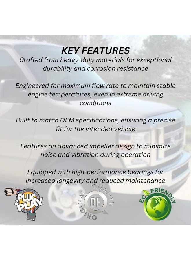 Panther Automotive Water Pump AC3Z8501A for Ford E-350/E-450 - Image 3