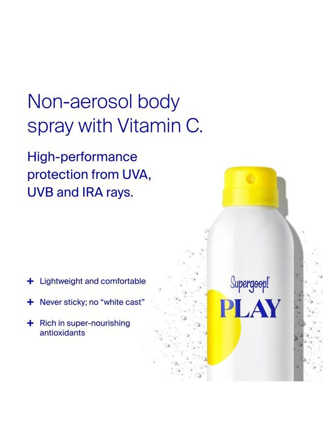 Supergoop! PLAY Antioxidant Body Mist w/ Vitamin C, 6 fl oz - SPF 50 PA++++ Broad Spectrum Sunscreen - Body Spray for Sensitive Skin - Clean Ingredients - Great for Active Days  - Image 2