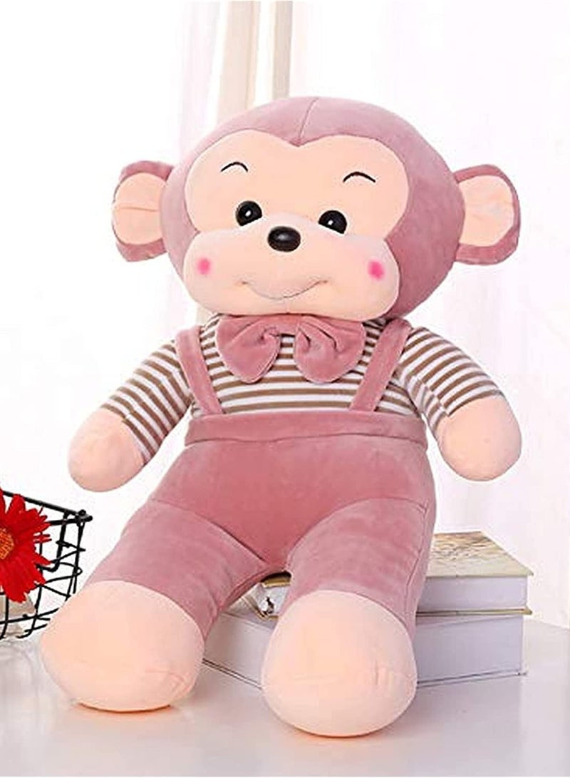 Super Soft Monkey Soft Stuffed Animal Plush Toy For Kids I Plush Adorable Monkey Soft Toys For Kids Birthday Gifts ( Size: 40Cm)  - Image 1
