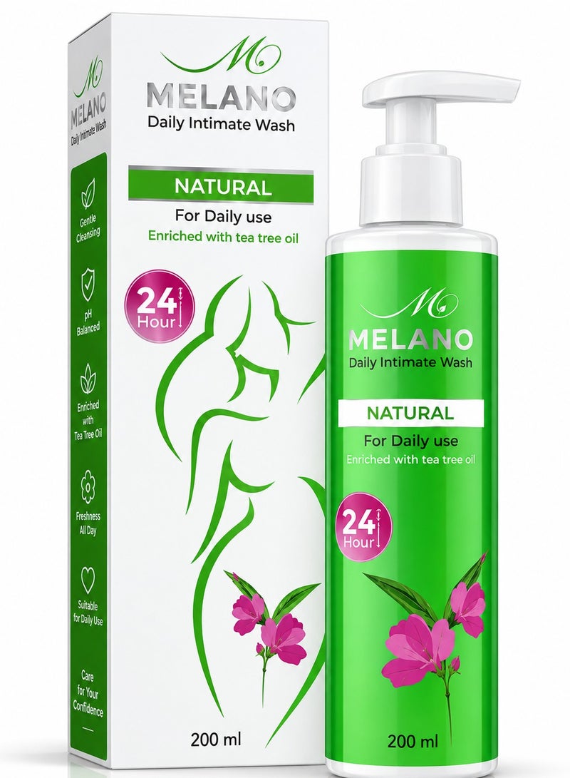 Melano Pharma Daily Intimate wash Enriched With Tree Tea Oil 200 ML - Image 1