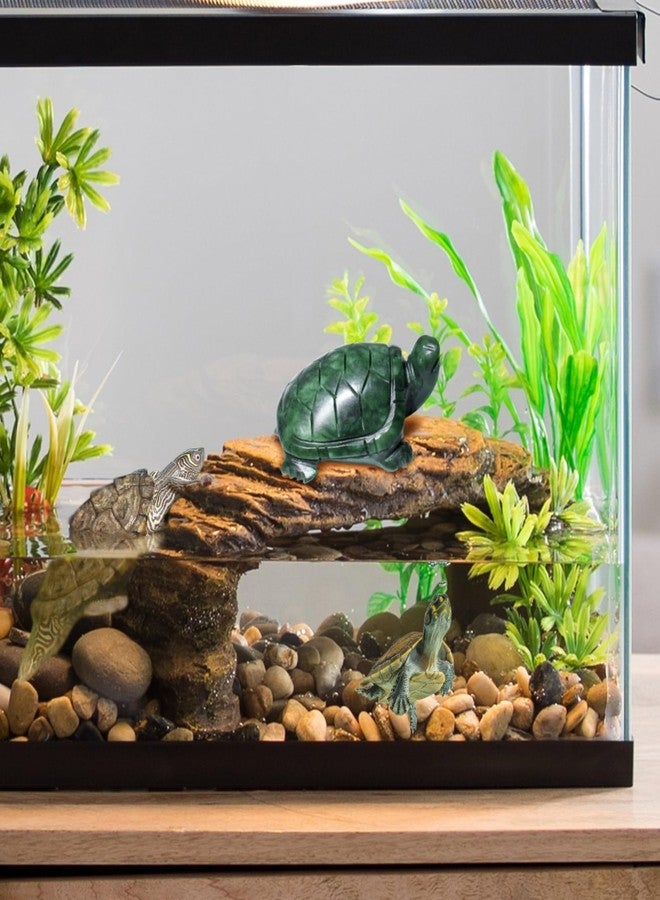 gemshan Jade Turtle Statue Natural Jade Gemstone Cute Animal Sculpture for Longevity and Luck 3 Inch - Image 3