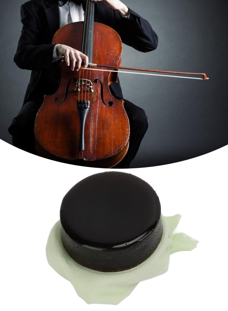 Generic Violin Rosin Dark Low Dust Composite Wood Rosins with Storage Case for Cello Erhu  - Image 1