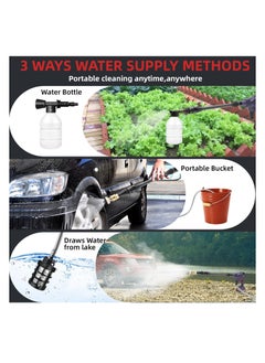 makute Cordless Pressure Washer with 2pcs 20V Large Capacity Battery for Washing Cars/Fences/Siding  - Image 2