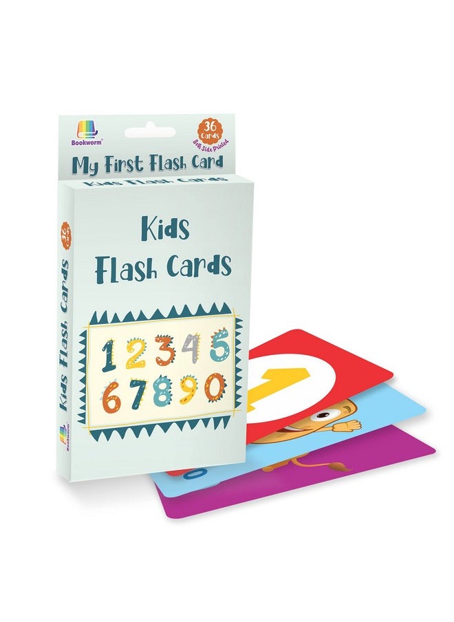 Bookworm - Bookworm Learning Cards for Kids | 36 Cards | Kids Learning with Fun | 1 to 6 Years | Learning Cards for Kids - Image 1