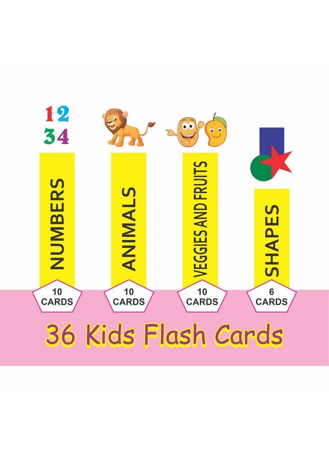 Bookworm - Bookworm Learning Cards for Kids | 36 Cards | Kids Learning with Fun | 1 to 6 Years | Learning Cards for Kids - Image 1