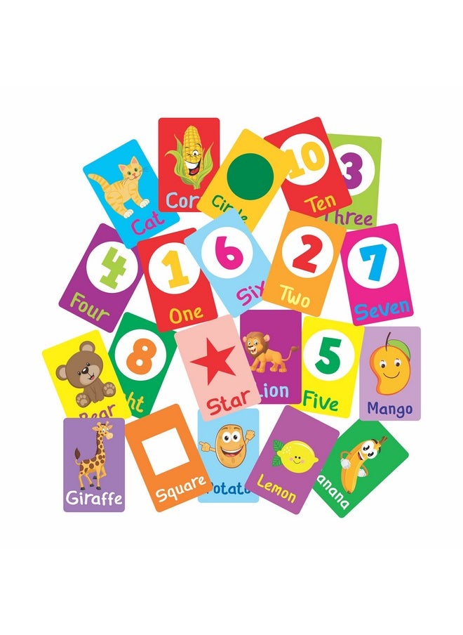 Bookworm - Bookworm Learning Cards for Kids | 36 Cards | Kids Learning with Fun | 1 to 6 Years | Learning Cards for Kids - Image 1