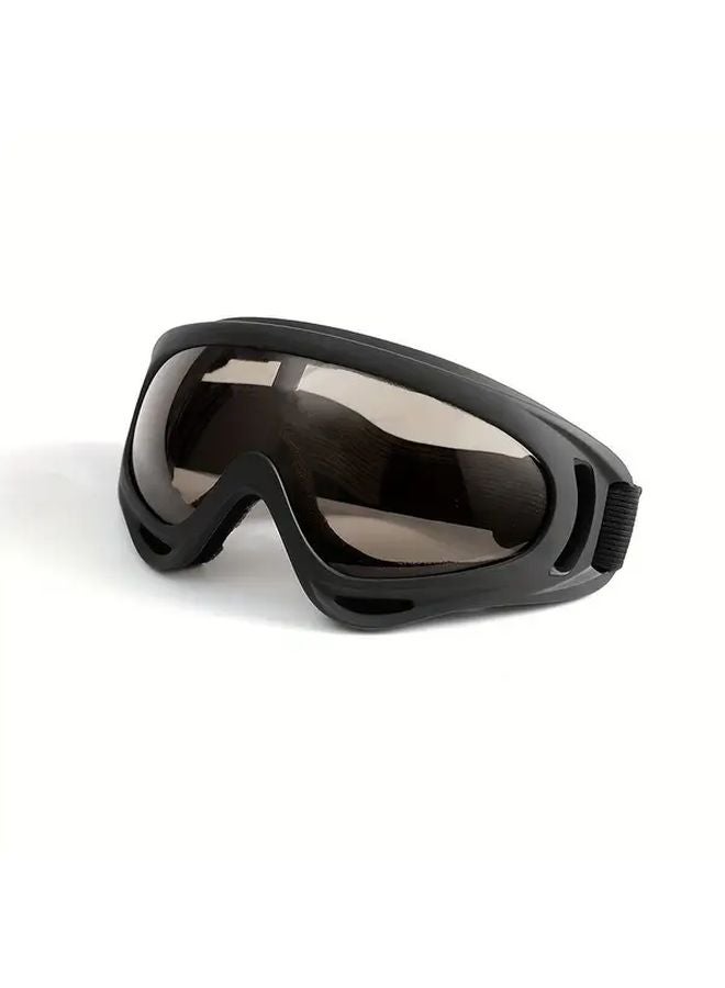 Black Frame Brown Film Unisex PTU Frame PC Lenses Glasses Lightweight Scratch Resistant - Image 4