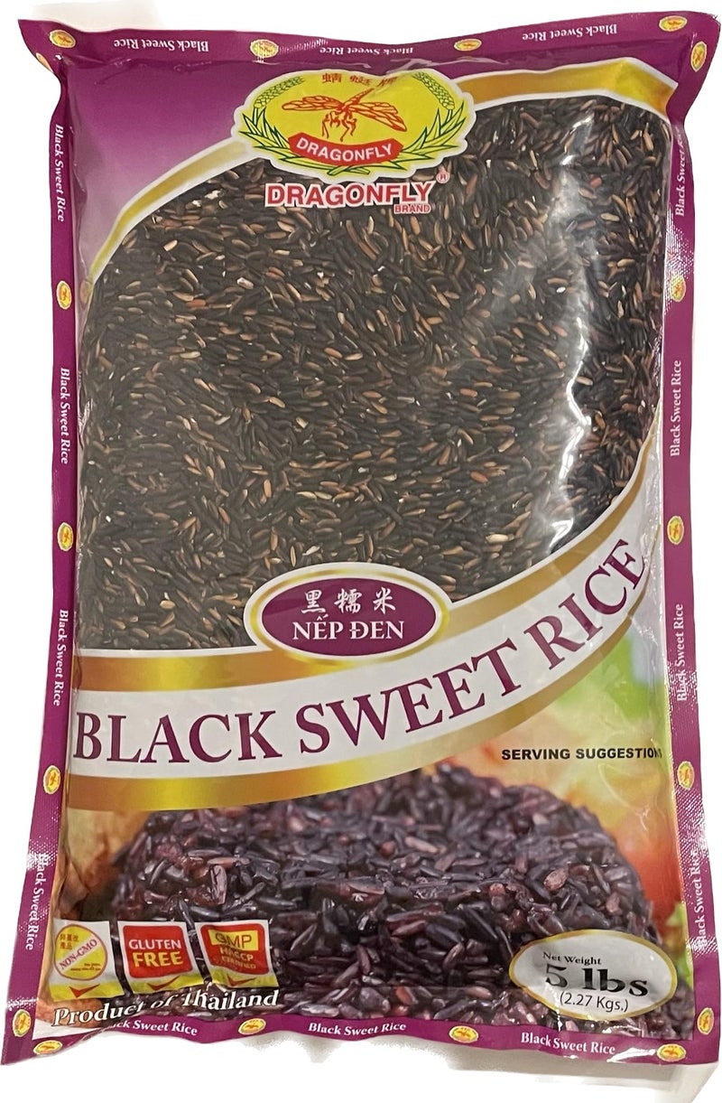 Dragonfly Black Sweet Rice 5Pound 800Ounce