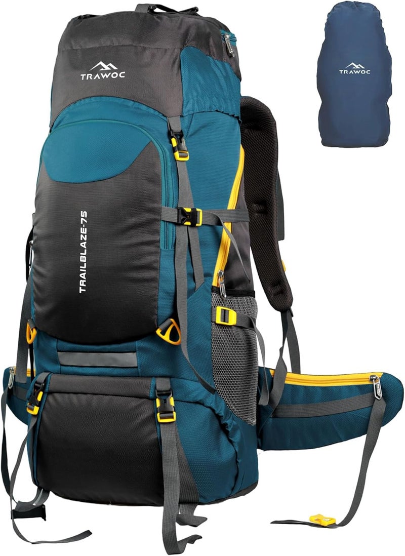 TRAWOC TRAILBLAZE 75L Rucksack for Outdoor Adventures - Image 1