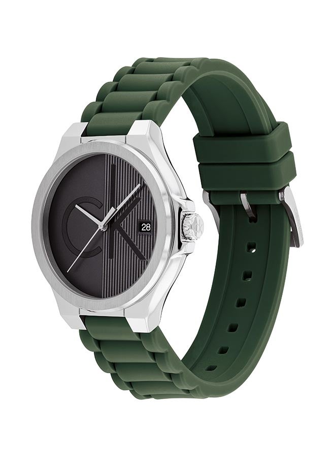 CALVIN KLEIN ساعة كالفن كلاين الرجالية ذات الهيكل الرمادي - 25200487 - Image 3