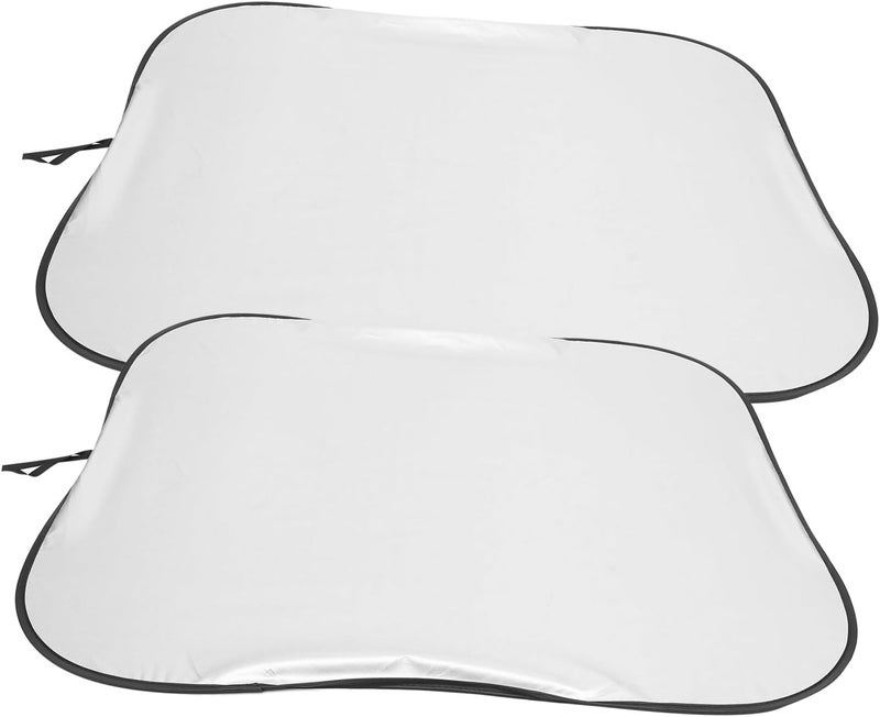 Silver Car Sunshade Durable Auto Uv Protection Cover Fit for Cars Suvs Trucks Includes Storage Pouch - Image 1