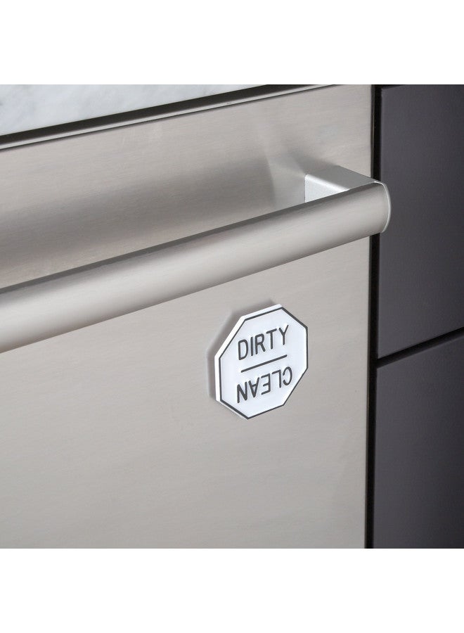 Fox Run - 5935 Fox Run Clean or Dirty Dishwasher Magnet, 2.5 x 2.5 x 0.25 inches, White - Image 4