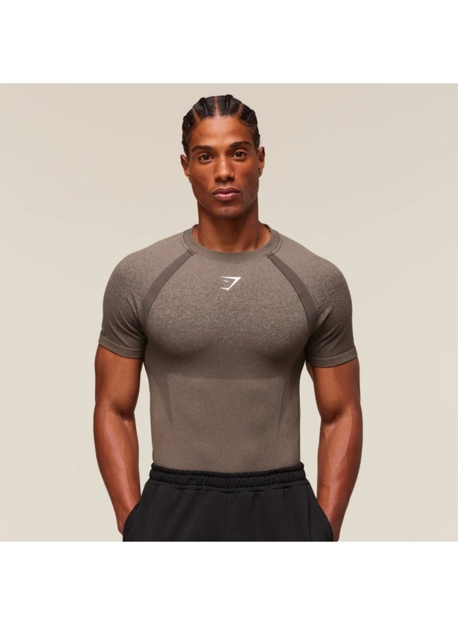 Gymshark  Seamless T-Shirt-(taupe) - Image 1