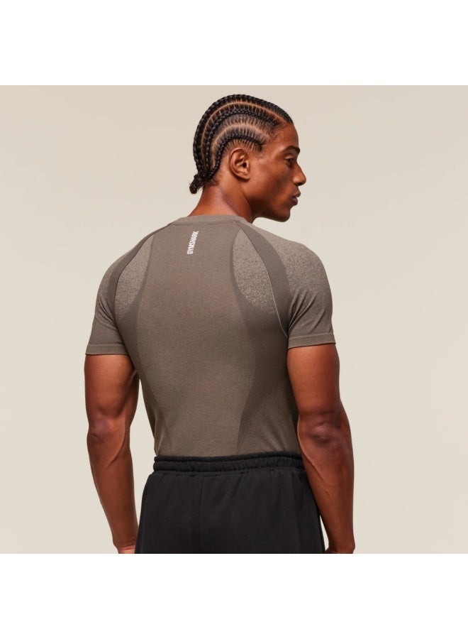 Gymshark  Seamless T-Shirt-(taupe) - Image 3