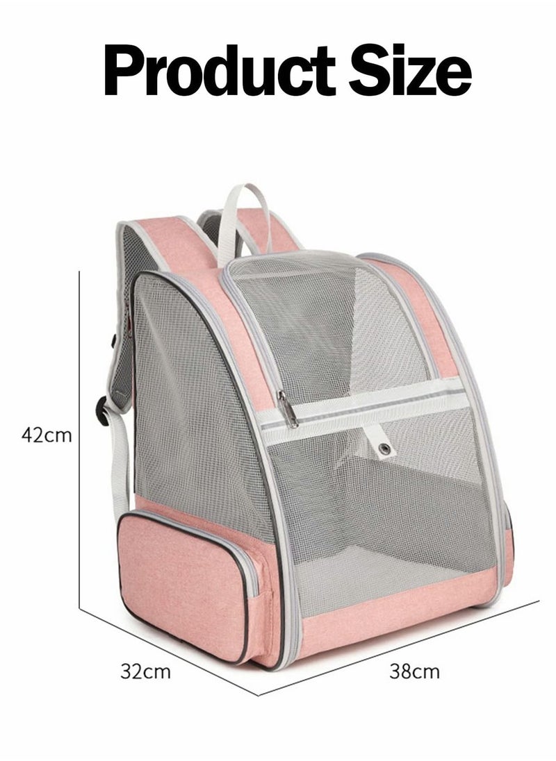 Excefore - Pet Carrier Backpack for Dogs and Cats, Spacious Foldable Fully Ventilated Mesh Portable Transport Bag Breathable Transparent Airline Approved Designed - Image 1