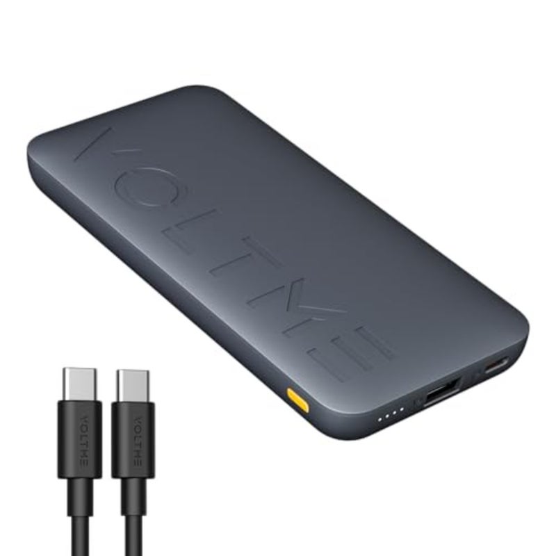 Hypercore 20000mAh Power Bank 22.5W PD 3.0 شاحن محمول سريع الشحن USB-C داخل/خارج وحزمة بطارية USB-A مع كابل USB-C 100W لـ iPhone 16/15 Pro Max وSamsung S25/S24 وiPad - رمادي - Image 1