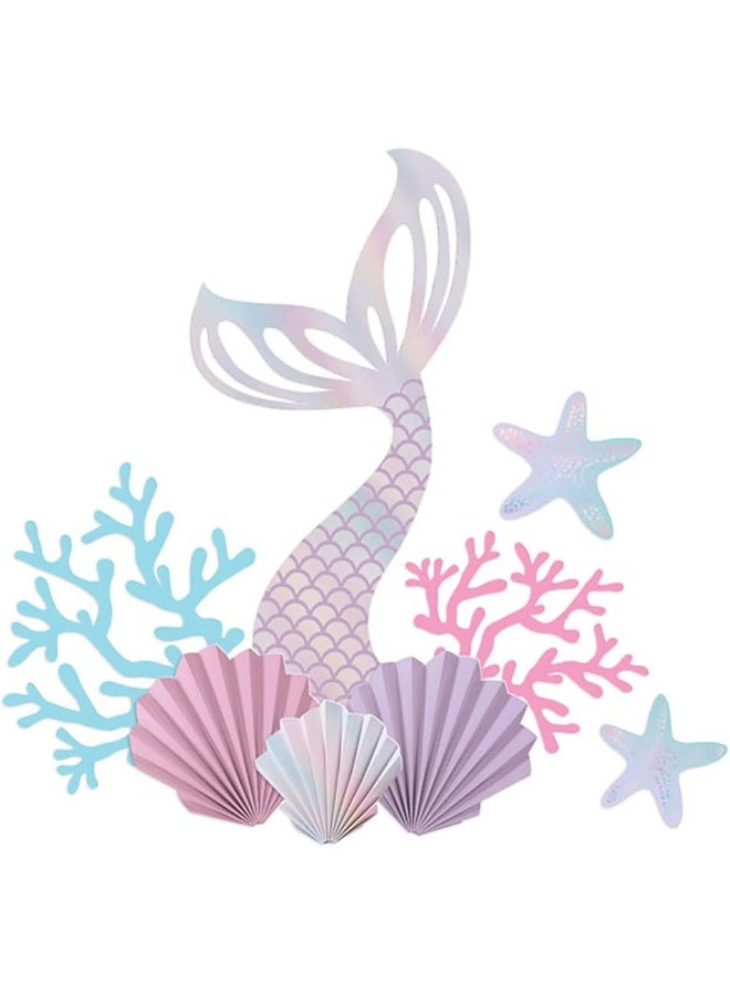 Amscan طقم تزيين الجدران لسمكات البحر المتلألئة