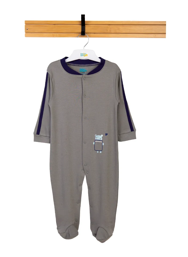 Babies Basic 100% Cotton Printed Long Sleeves Jumpsuit/Romper/Sleepsuit For Babies
