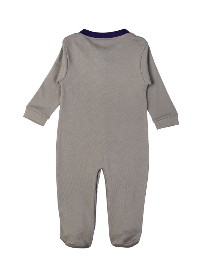 Babies Basic 100% Cotton Printed Long Sleeves Jumpsuit/Romper/Sleepsuit For Babies  - Image 5