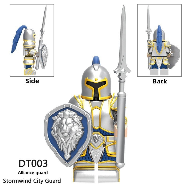 Foreign Trade Specializes in Dt8902 Game Alliance Defender Warcraft Small Particle Building Block Minifigure Export Bag(DT003) - Image 1