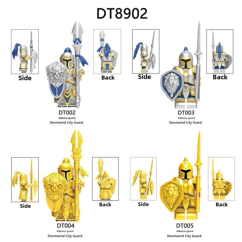 Foreign Trade Specializes in Dt8902 Game Alliance Defender Warcraft Small Particle Building Block Minifigure Export Bag(DT003) - Image 2
