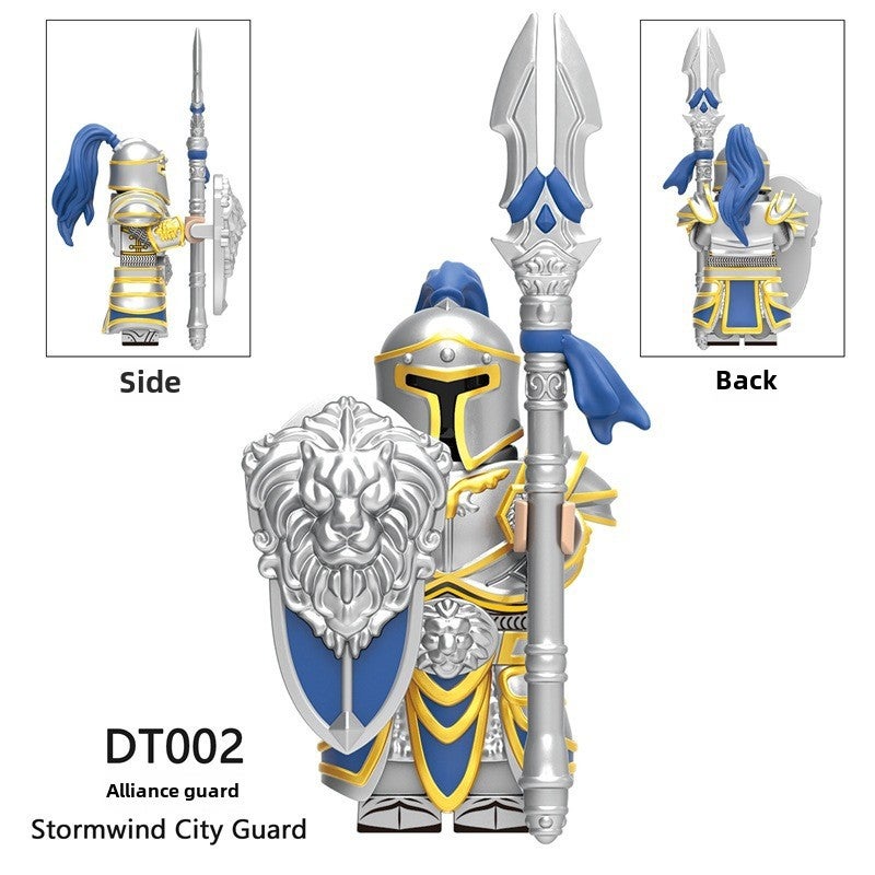 Foreign Trade Specializes in Dt8902 Game Alliance Defender Warcraft Small Particle Building Block Minifigure Export Bag(DT003) - Image 3