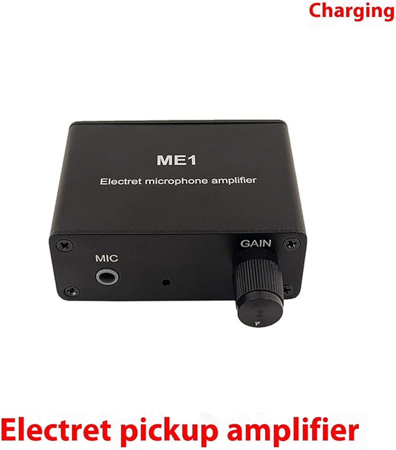 مضخّم صوت محمول مع 3 مخارج وصوت نقي للميكروفون الكهربي المباشر باللون الأسود - Image 5