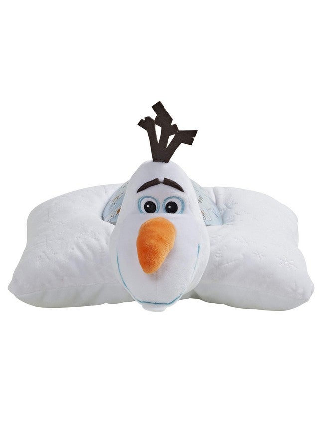 Pillow Pets وسادة حيوانات ديزني فروزن II أولاف رجل الثلج ضوء النوم - دمية محشوة ناعمة، بيضاء - Image 3