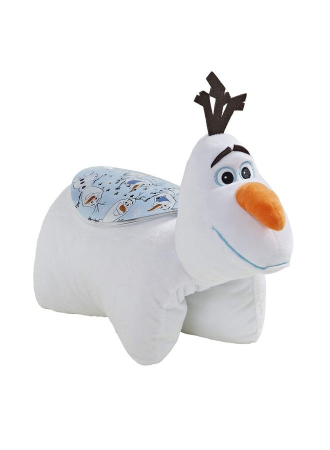 Pillow Pets وسادة حيوانات ديزني فروزن II أولاف رجل الثلج ضوء النوم - دمية محشوة ناعمة، بيضاء - Image 2