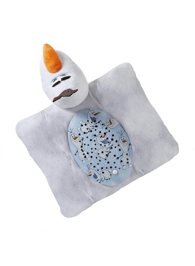 Pillow Pets وسادة حيوانات ديزني فروزن II أولاف رجل الثلج ضوء النوم - دمية محشوة ناعمة، بيضاء - Image 4