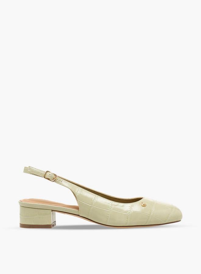 Le Confort Women Textured Block Heel Shoes - Image 3