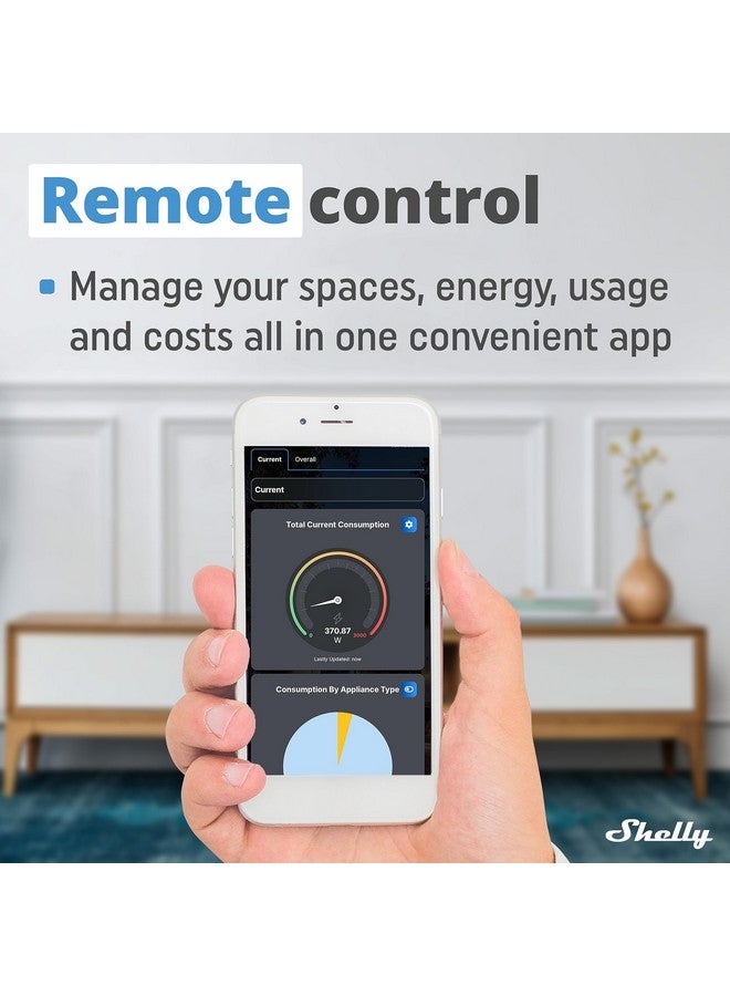 شيلي Shelly Plus Plug US | قابس ذكي يعمل بتقنية WiFi وBluetooth مع قياس الطاقة | أتمتة المنزل | تطبيق iOS Android | متوافق مع Alexa وGoogle Home | مراقبة الأجهزة | جهاز التحكم عن بعد - Image 3