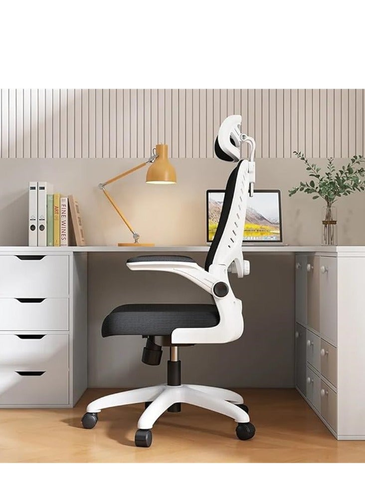 Ergonomic Office Chair, Office Computer Desk Chair with High Back Mesh and Adjustable Lumbar Support Rolling Work Swivel Task Chairs with Wheel 3D Armrests and Headrest - Image 5