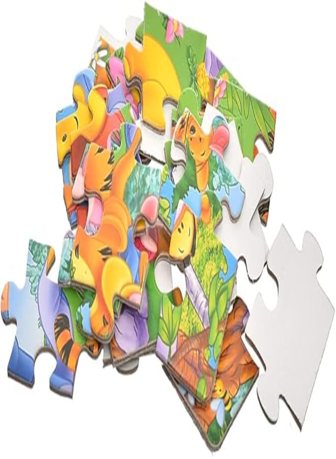 Cute Cat CR-2025 2 Carton Puzzle For Kids Amazing Pictures Set Of 24 & 20 Pcs. - Multo Color