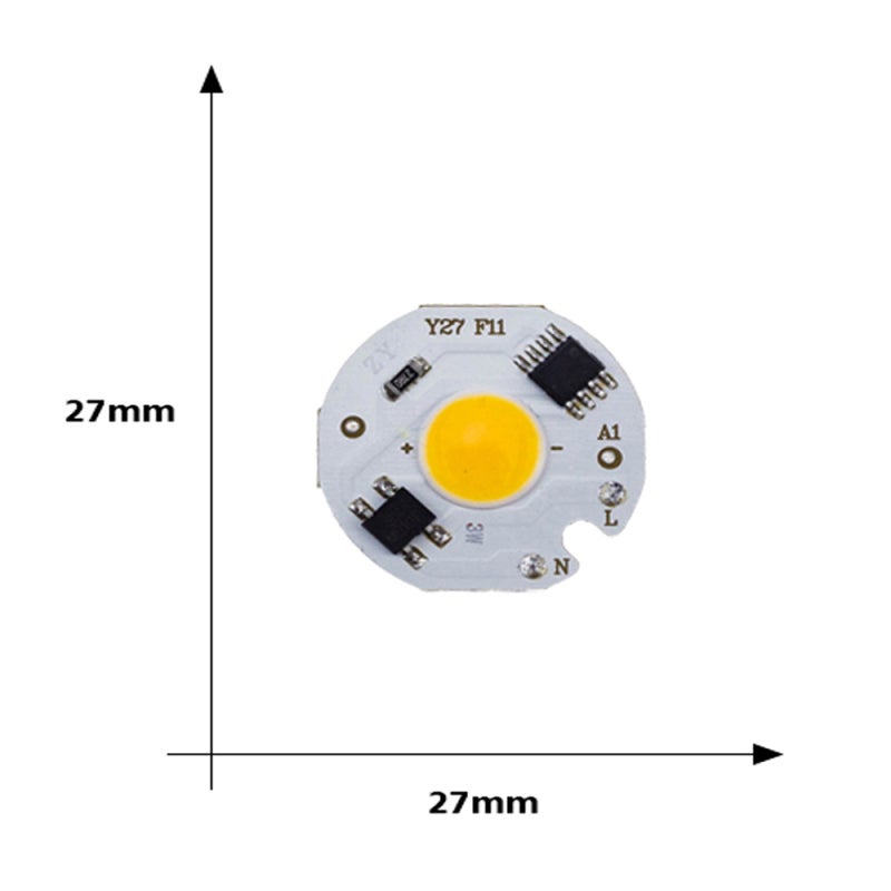 Led Lighting 10W High Brightness No Flicker Cob Chip - No Driver Smart IC Energy Efficient Warm White For Indoor Lighting - Image 5