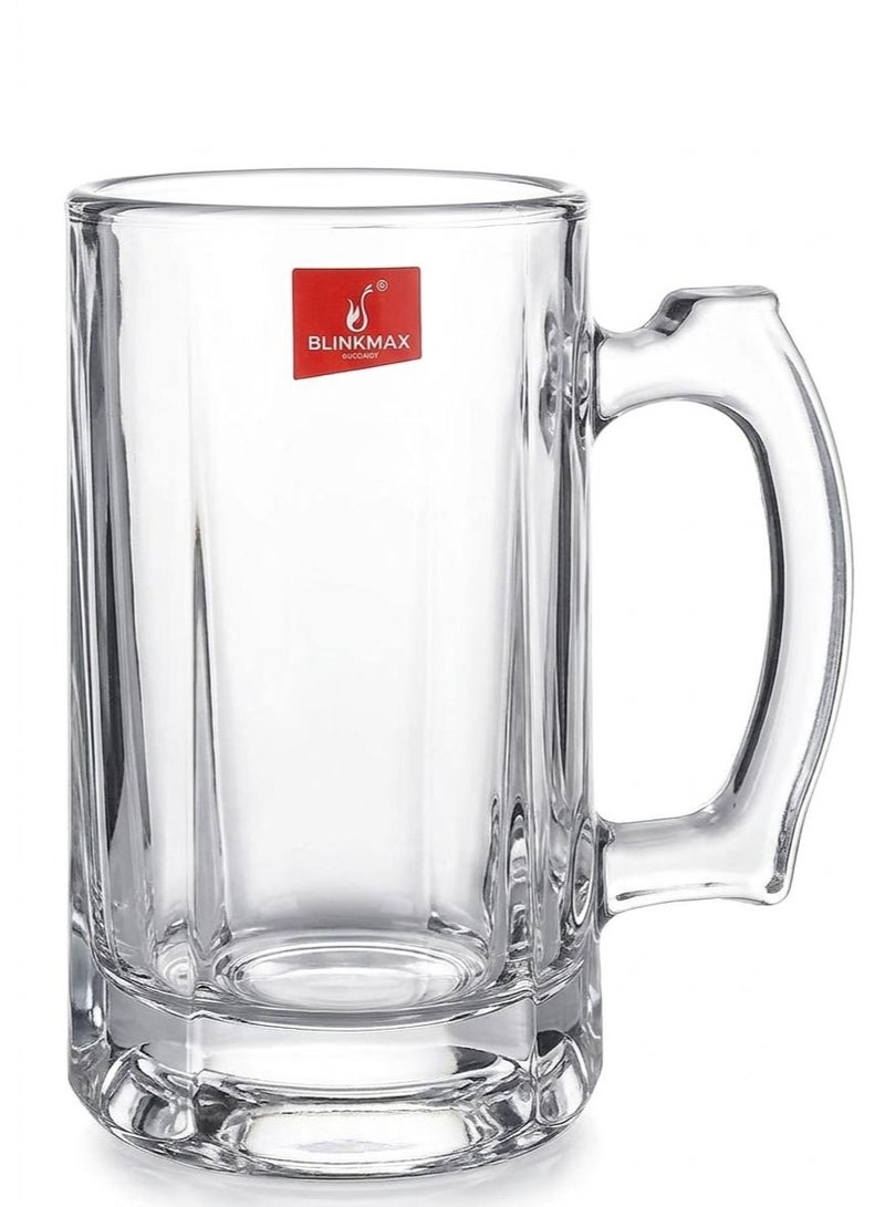 Blinkmax Glass Mug 800Ml Clear Transparent - Image 1