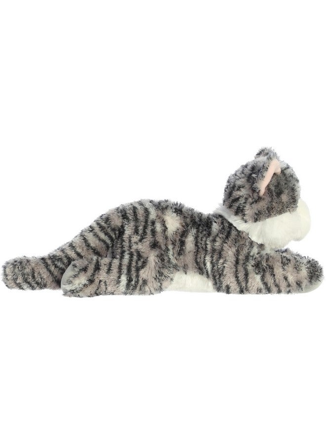 Aurora® Adorable Flopsie™ Lily™ Stuffed Animal - Playful Ease - Timeless Companions - Gray 12 Inches - Image 2