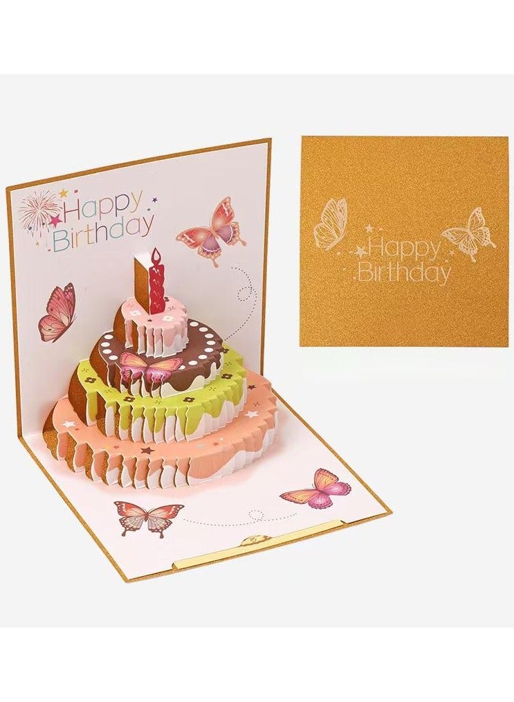 Generic 3D Pop Up Birthday Cards, Happy Birthday Card Postcards Pop Up Greeting Cards Happy Birthday Cards Best for Mom,Dad,Wife,Sister,Boy,Girl,Friends...Happy Birthday Card  - Image 2