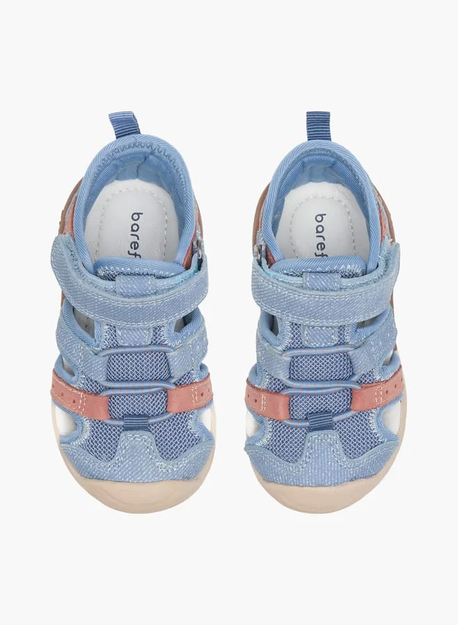 بيرفيت Boys Cut-Out Detail Sandals with Hook and Loop Closure